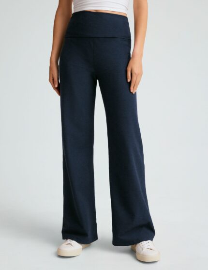 Spacedye Foldover Wide Leg Pant