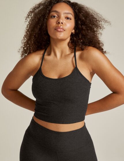 Spacedye Slim Racerback Cropped Tank